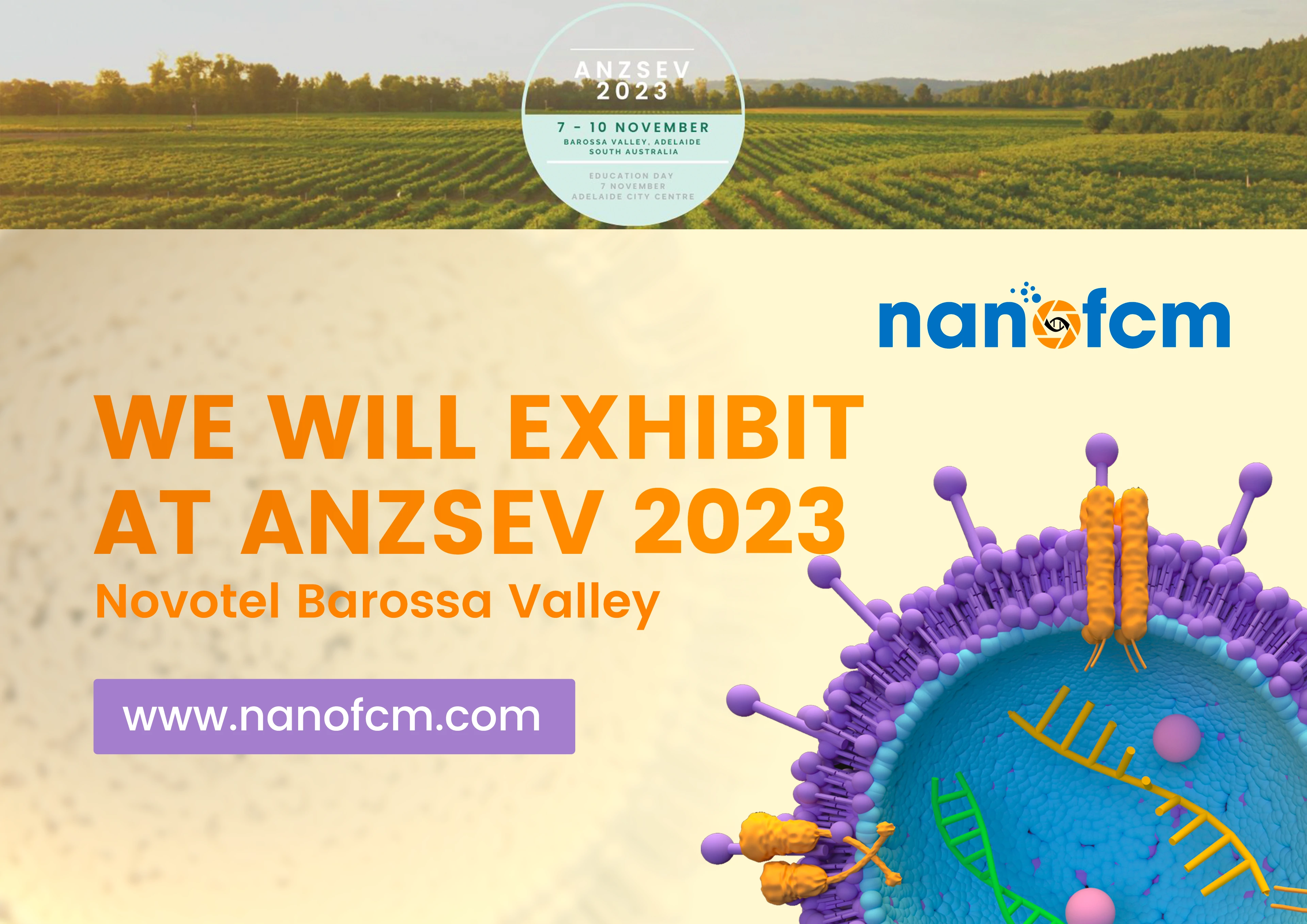  ANZSEV 2023 | 11月NanoFCM与您相约澳洲